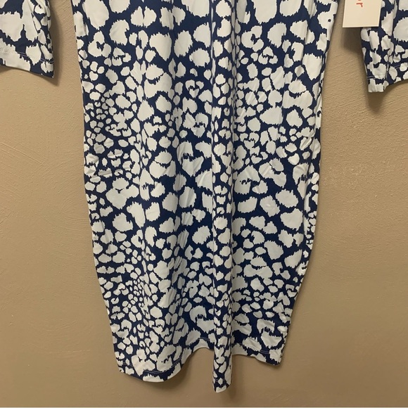 Persifor Kilpatrick Panthera Dress Blue White Size Large NWT New - Picture 5 of 11